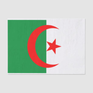 Algeria-Fahnenpapier Seidenpapier