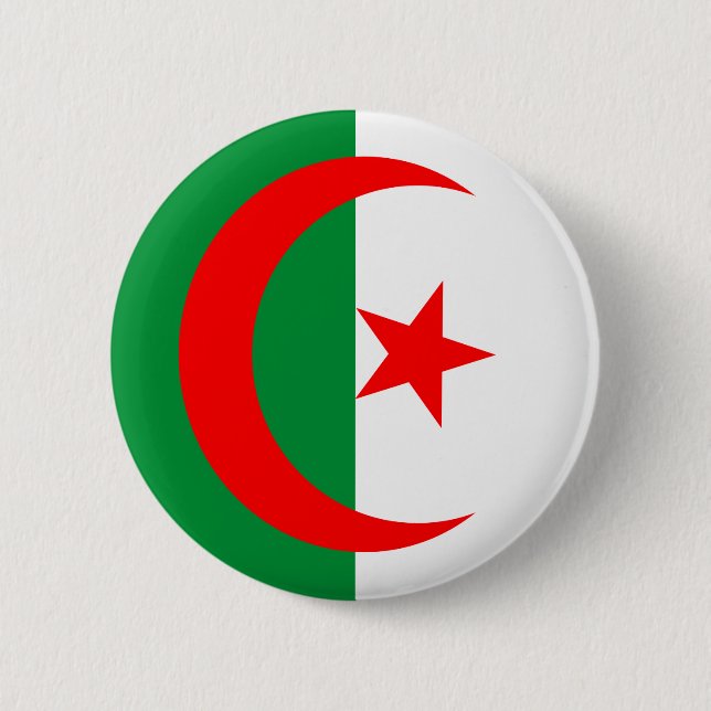 Algeria-Flag-Taste Button (Vorderseite)