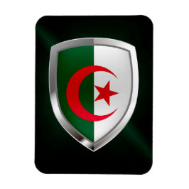 Algeria Metallic Emblem Magnet