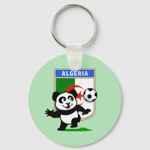 Algeria Soccer Panda Schlüsselanhänger