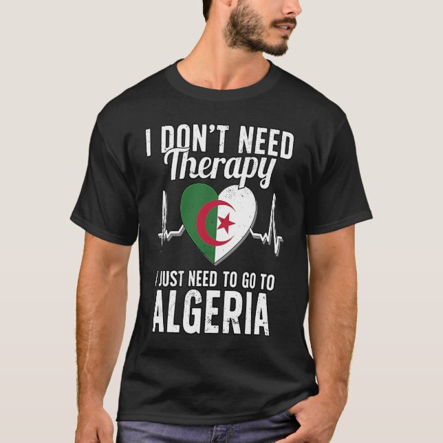 Algerian Flag I Algeria Flag I Holiday Algeria T-Shirt (Vorderseite)
