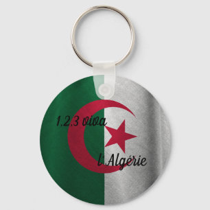 ALGERIAN FLAG SCHLÜSSELANHÄNGER