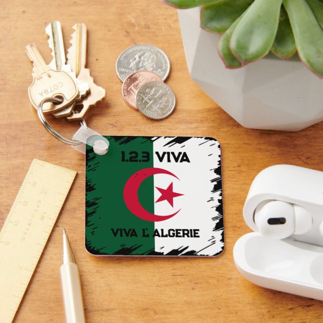 ALGERIAN FLAG SCHLÜSSELANHÄNGER (Schreibtisch)