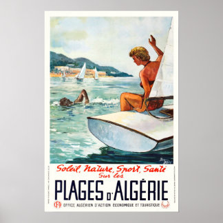 Algérie, Soleil, Natur, Sport, Travel Poster