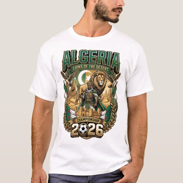 Algerien 2026 Fan T-Shirt (Vorderseite)
