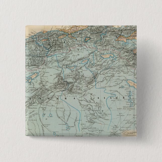 Algerien Button (Vorderseite)