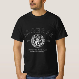 Algerien Est 1962 Nordafrika Koordinaten Vintage T-Shirt