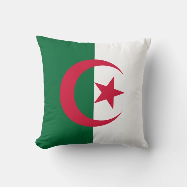 Algerien Flag American MoJo Pillow Kissen (Vorderseite)