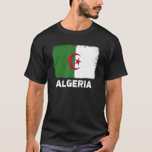 Algerien Flag Unterstützung algerischer Volksfraue T-Shirt