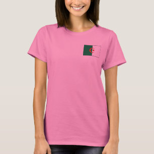 Algerien-Flagge + Karte T-Shirt