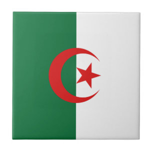 Algerien-Flagge Keramikfliese