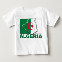 Algerien-Flaggen-Land