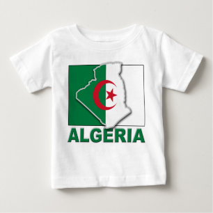 Algerien-Flaggen-Land Baby T-shirt