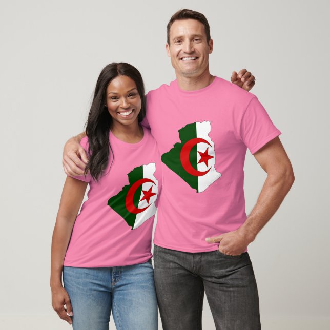 Algerien-Flaggenplan T-Shirt (Unisex)