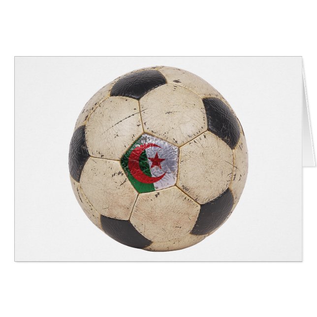 Algerien-Fußball (Vorderseite (Horizontal))