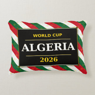 Algerien Fußballfan 2026 mit atemberaubenden Muste Dekokissen