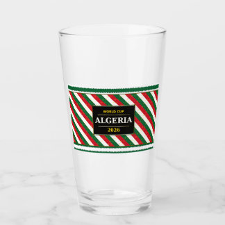 Algerien Fußballfan 2026 mit atemberaubenden Muste Glas