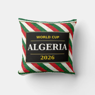 Algerien Fußballfan 2026 mit atemberaubenden Muste Kissen