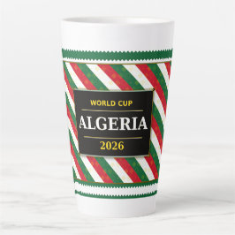 Algerien Fußballfan 2026 mit atemberaubenden Muste Milchtasse