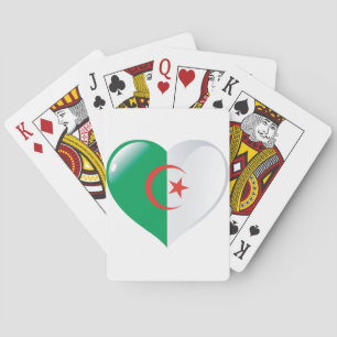 Algerien-Herz-Spielkarten Spielkarten