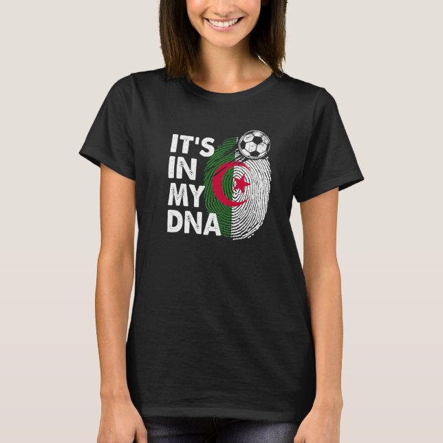 Algerien in meinem DNA-algerischen Flaggenteam Alg T-Shirt (Vorderseite)