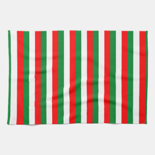 Algerien Libanon Oman Italien Flagge Streifen rot Geschirrtuch