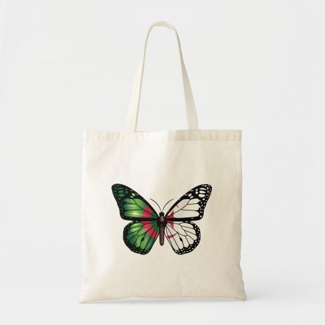Algerien Monarque Butterfly Flag Tragetasche (Vorne)