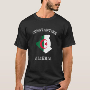 Algerien Not leidende Flagge Konstantinischer Stol T-Shirt