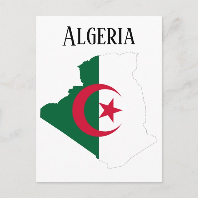 Algerien Postkarte (Vorderseite)
