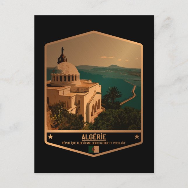 Algerien Postkarte (Vorderseite)