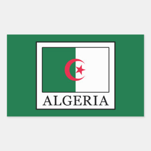 Algerien Rechteckiger Aufkleber
