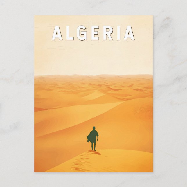 Algerien Reisen Kunst Vintag Postkarte (Vorderseite)