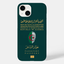 Algerien Reisepass Print Souvenir Case-Mate iPhone 14 Hülle