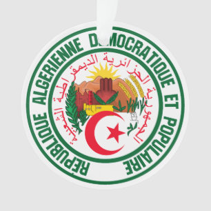Algerien-RundEmblem Ornament
