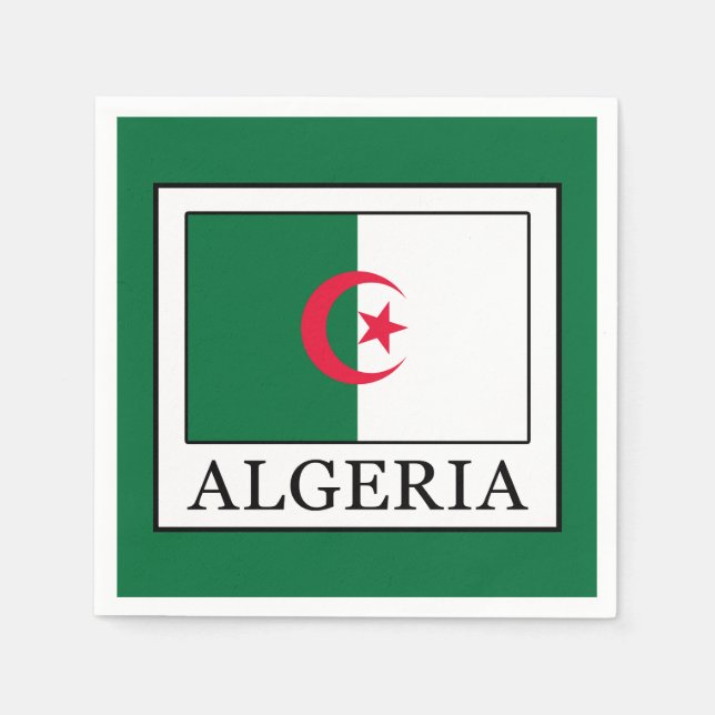 Algerien Serviette (Vorderseite)