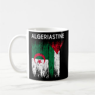 Algerien und Palästina-Fahne Algerien und Palästin Kaffeetasse