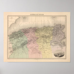 Algerien und Tunesien 2 Poster