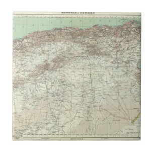 Algerien und Tunesien Fliese