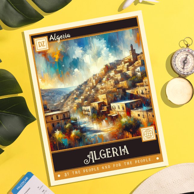 Algerien | Vintage Malerei Postkarte (Von Creator hochgeladen)