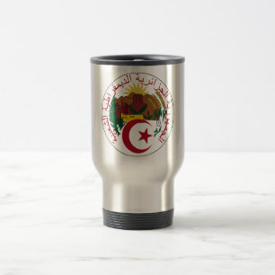 Algerien-Wappen Reisebecher