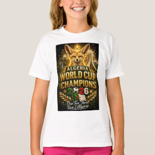Algerien WM 2026 Champions Fußball-T-Shirt  T-Shirt