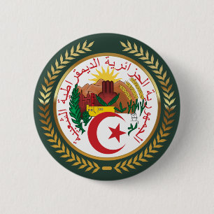 Algerienwappen Button
