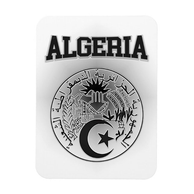 Algerienwappen Magnet (Vertikal)