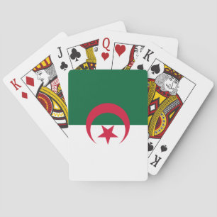 (Algerische) Flagge Algeriens Spielkarten