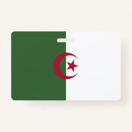 Algerische Flagge Ausweis
