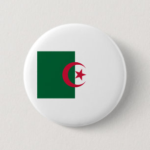 algerische Flagge Button