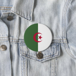 Algerische Flagge Button