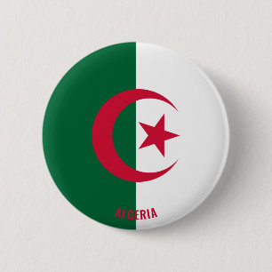 Algerische Flagge Charming Patriotic Button