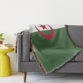 Algerische Flagge Decke