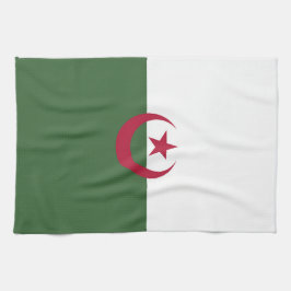 Algerische Flagge Geschirrtuch